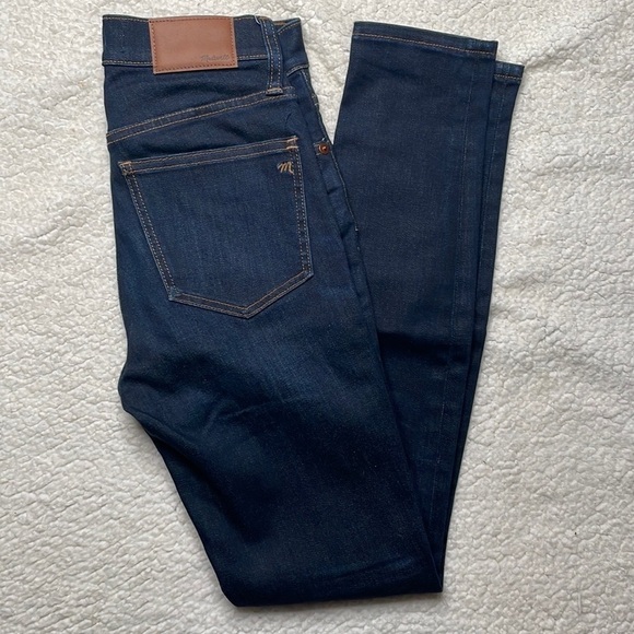 Madewell Jeans Denim 9" Mid-Rise Skinny Jeans Blayton Wash New With Tags NWT - Picture 10 of 11